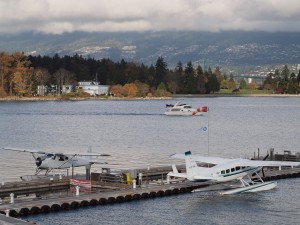 Float plane at the Vancouver Waterfront