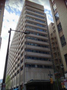 The 1965 Philadelphia Stock Exchange building was reused as the luxury Sofitel Hotel in 2001.