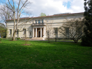 The original Barnes Foundation museum in Merion, Philadelphia where the foundation's headquarters remain. Courtesy Wikipedia.