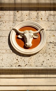 Every building on the UT Austin campus has some sort of fabulous sculpture, carving or architectural feature like their famous longhorns.
