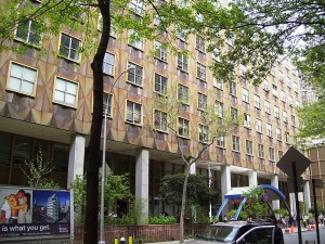 FIT's "C" Building on W. 27th Street, designed by architects de Young, Moscowitz & Rosenberg, opened in 1959.