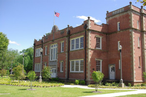 The Lee H.Nelson Hall in Natchitoches, LA , the headquarters of NCPTT, is the focus of a "greening plan."