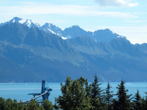 The glorious view of Resurrection Bay from the 2nd floor of the Jesse Lee Home.  