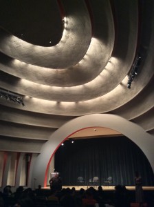 The New School Auditorium, designed by Joseph Urban, hosted Van Jones on February 9th.