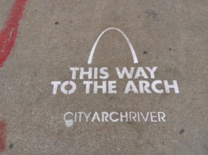 All roads lead to the Arch in St. Louis.